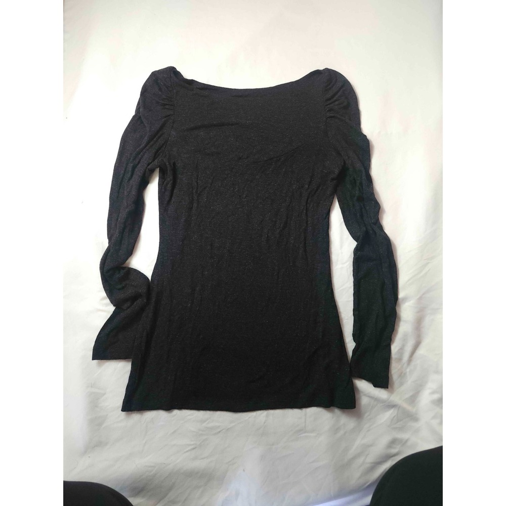 Bisou Bisou Top Womens M Black Dark Coquette Parisian Chic Whimsigoth‎ Sirencore
